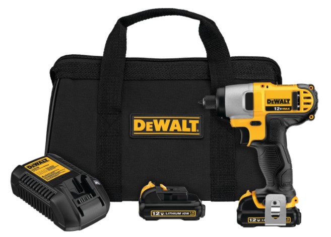 Llave de Impacto Inalámbrico 1/4" 12V MAX DCF815S2 Dewalt