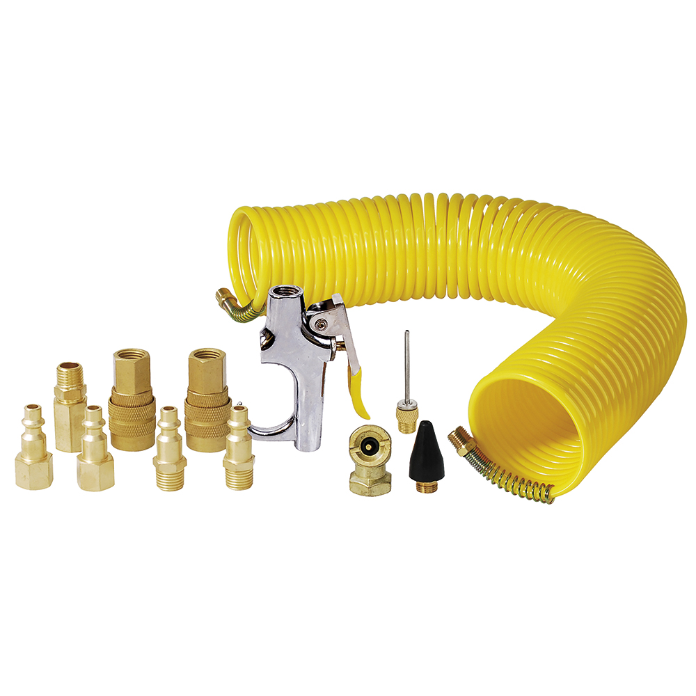 Surtek Juego de accesorios neumáticos 14 piezas 108142