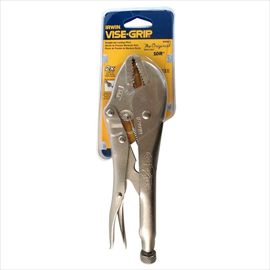 Pinza presión recta 10r Irwin Vise Grip m0102l3