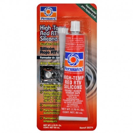 Silicón Rojo Alta Temperatura 80ml, 29374-48