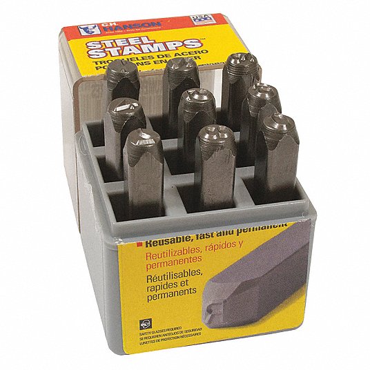 Juego de Números de Golpe (1/4")