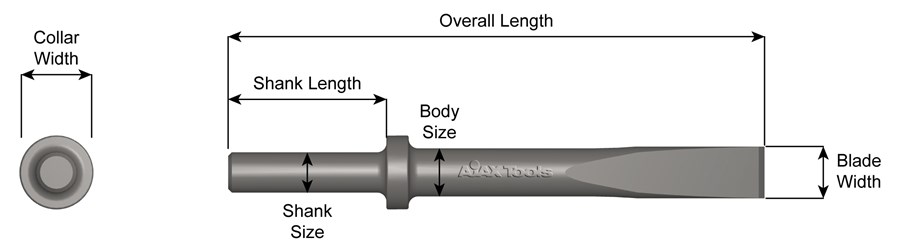 Cincel de 36" vulcano 407-36