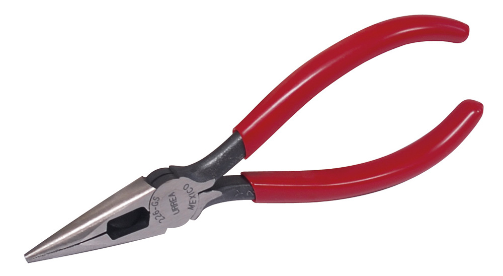 Pinza con Mango Rubber Grip de 6-1/4" Punta Cónica Corte Lateral (226GS)