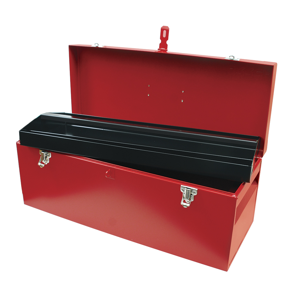 Caja Portaherramientas Metálica Roja 24" X 9" X 9" (D7)