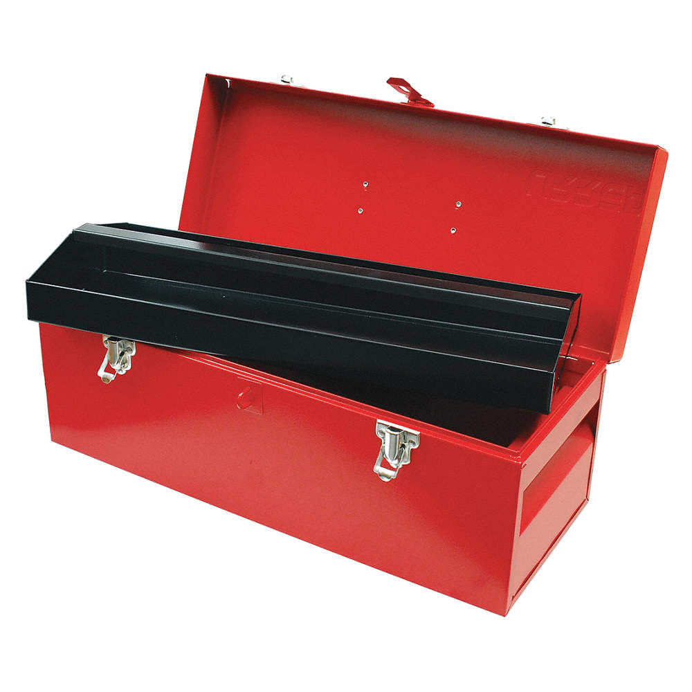 Caja Portaherramientas Metálica Roja 20" x 7" x 7" (D5)