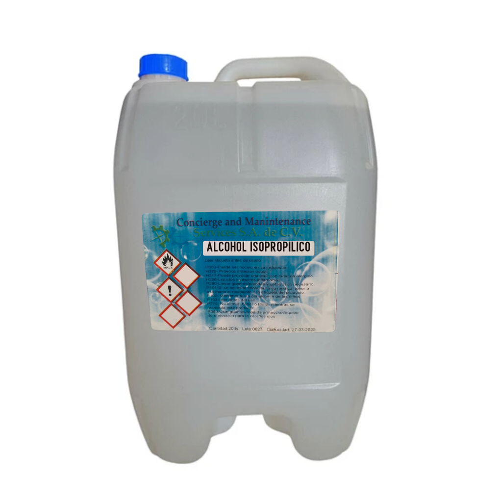Alcohol Isopropílico (20 L) 