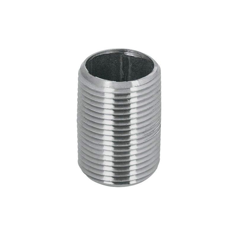 Niple Galvanizado 1/4" x Rosca Corrida