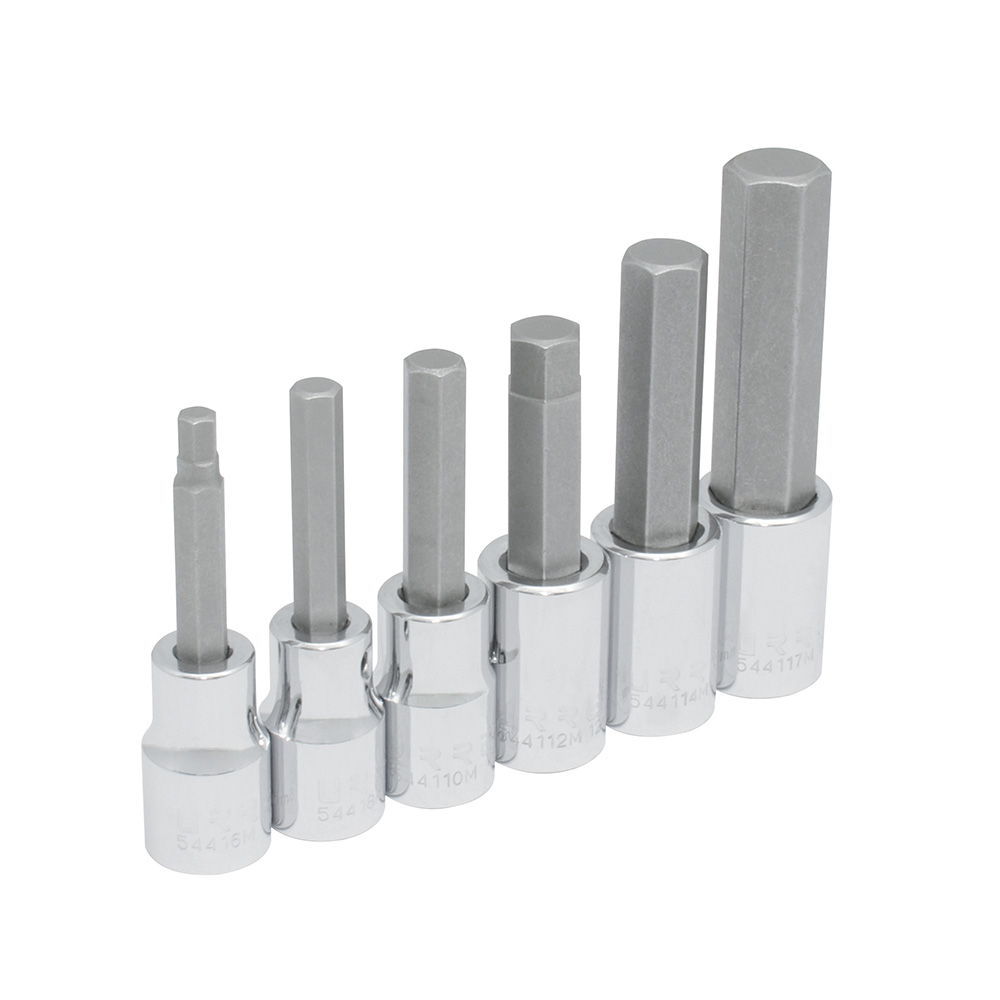 Juego de 6 Dados con Punta Hexagonal Métricos de 1/2" 6 Puntas (5441M6)