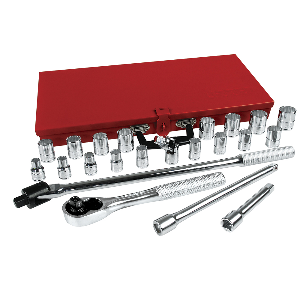 Juego de Dados y Accesorios de 1/2" Métrico 23 Piezas (54210)