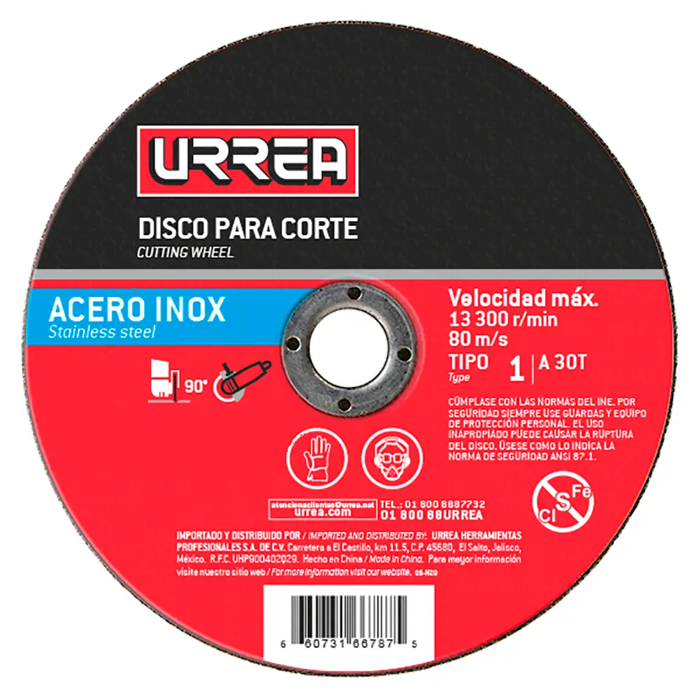 DISCO ABRASIVO TIPO 27 PARA METAL 7 x 5/32" USO MEGA PESADO