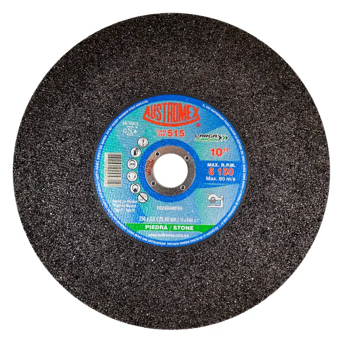 DISCO ABRASIVO CORTE CONCRETO 10" X 1/8 X 1"