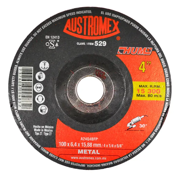 DISCO ABRASIVO CORTE CONCETO 125X2X22.2