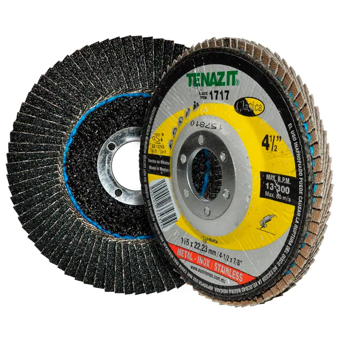 DISCO ABRASIVO LAMINADO 4.1/2 X 7/8 TZA60