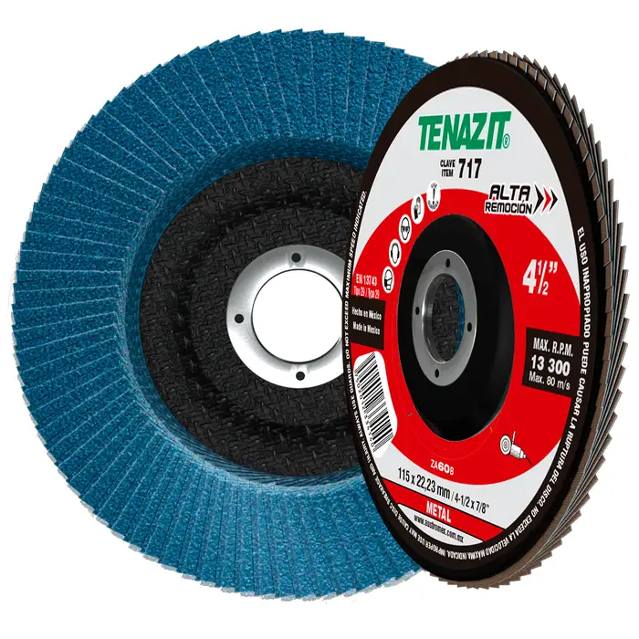 DISCO ABRASIVO LAMINADO  4 1/2" X 7/8 ALTA REMOCION