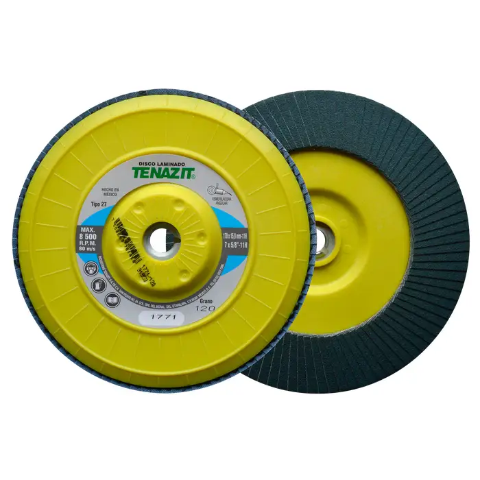 DISCO ABRASIVO LAMINADO 178 X 15.9 TENAZIT SUPERL