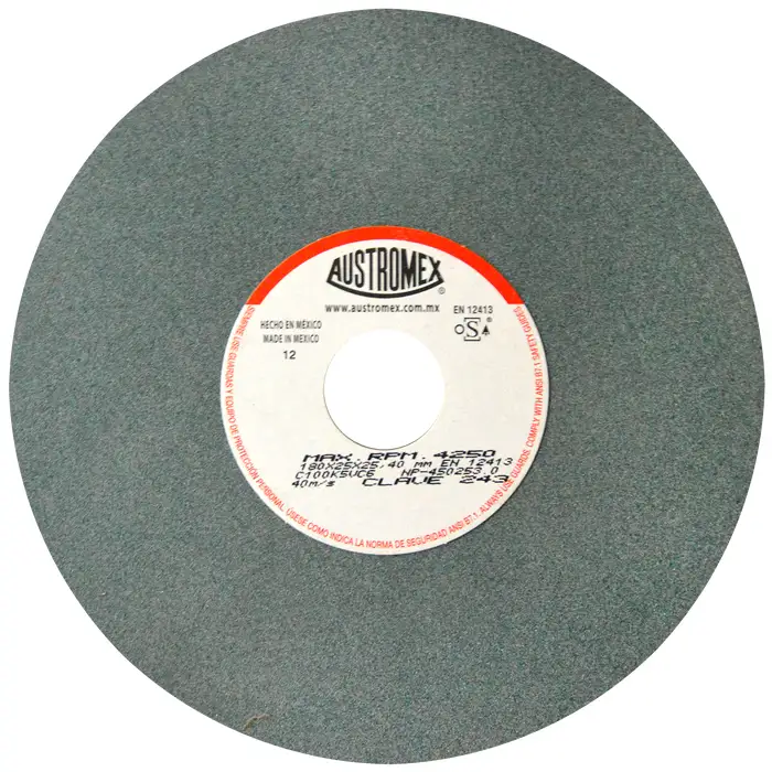 RUEDA ABRASIVA ESMERIL AFILADO 7 X 1 X 1 C100