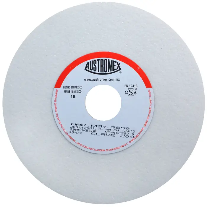 RUEDA ABRASIVA ESMERIL AFILADO 8X1/2X1.1/4 AA60