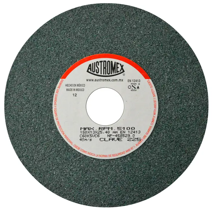 RUEDA ABRASIVA ESMERIL 6X1X1/2 VERDE GC-60