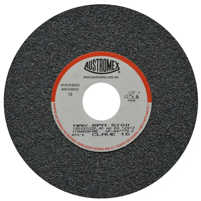 RUEDA ABRASIVA ESMERIL USO GENARAL 6"X 3/4 X 1" A46