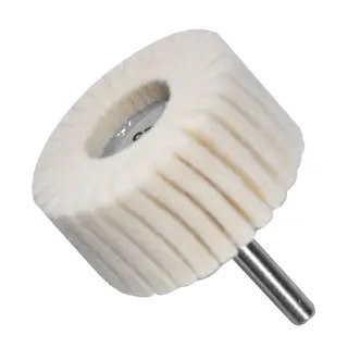 RUEDA ABRASIVA LP DE FELPA DE 2" X 1" X 1/4"