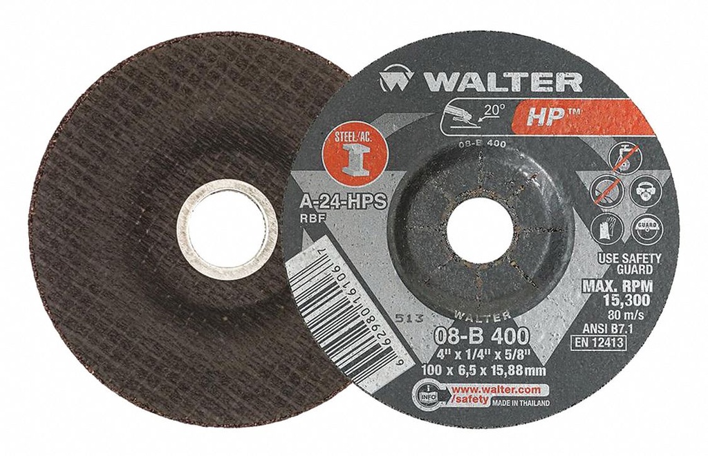 DISCO ABRASIVO 4 X 1/4 X 5/8 HP