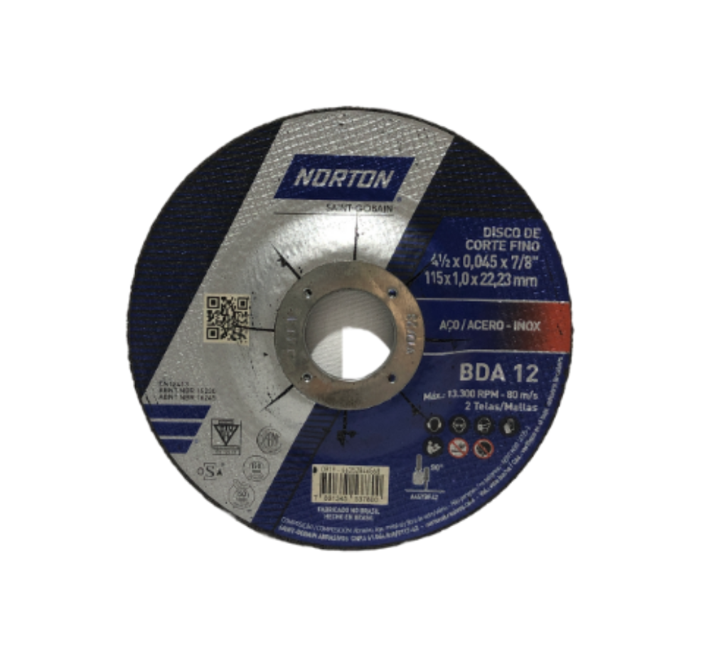 DISCO ABRASIVO CORTE CONCRETO 12" X 1/8 X 1"