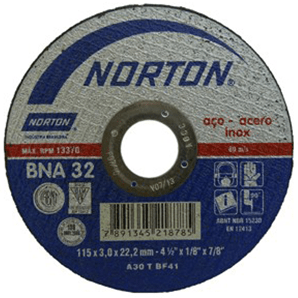 DISCO ABRASIVO CORTE 4 1/2 X 1/8 X 7/8 (DC4518W)