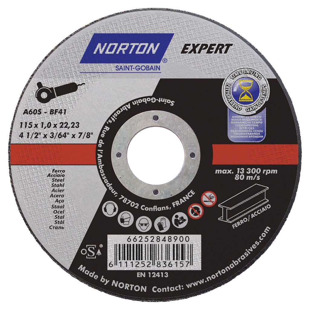 DISCO ABRASIVO DESBASTE 175 X 6 X 22.2 CHARGER (66252929865)