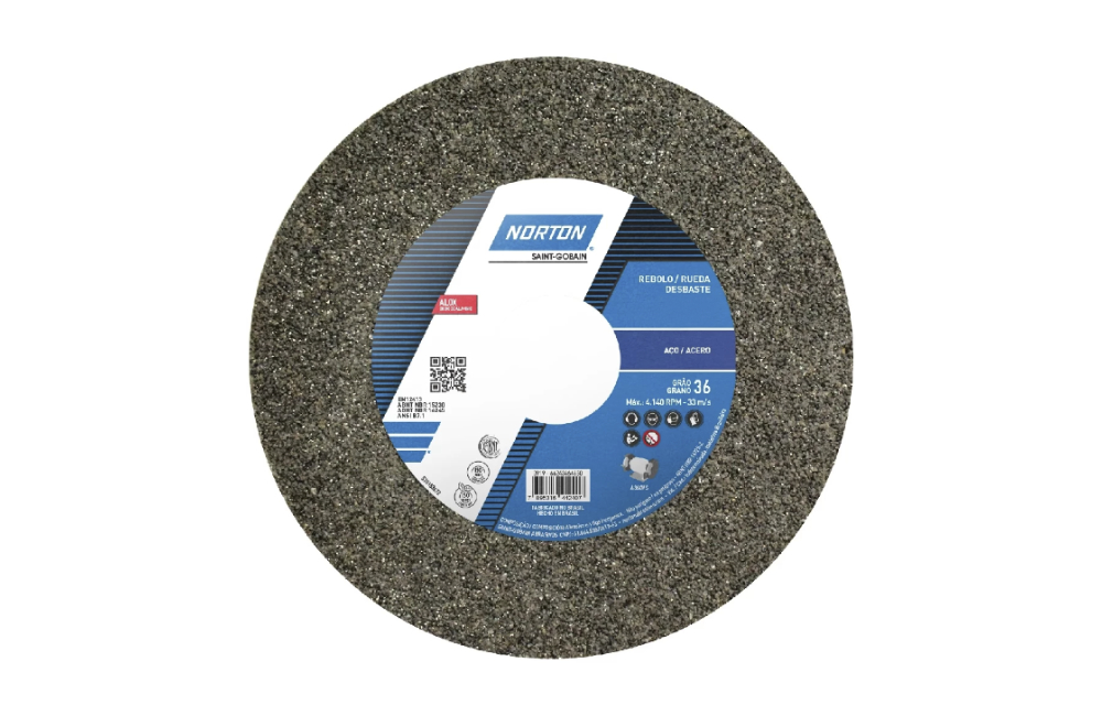 RUEDA ABRASIVA ESMERIL AFILADO 10 X 1 X 3" A46 (10057602)