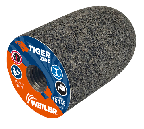 TIGER ZIRC CONO ABRASIVO TIPO 18R, ZA20-S, 2" X 3" X 5/8-11