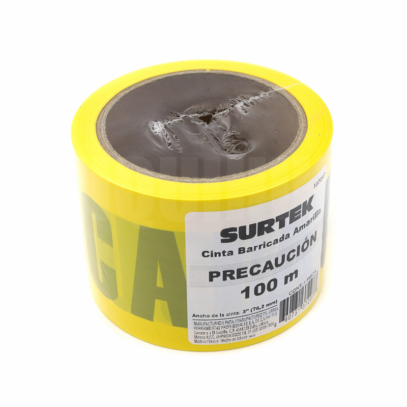 CINTA DE BARRICADA PRECAUCION 100M
