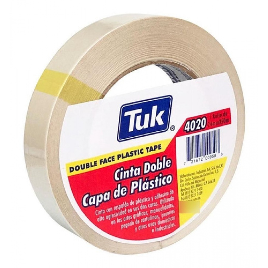 CINTA DOBLE CARA 1" 4020