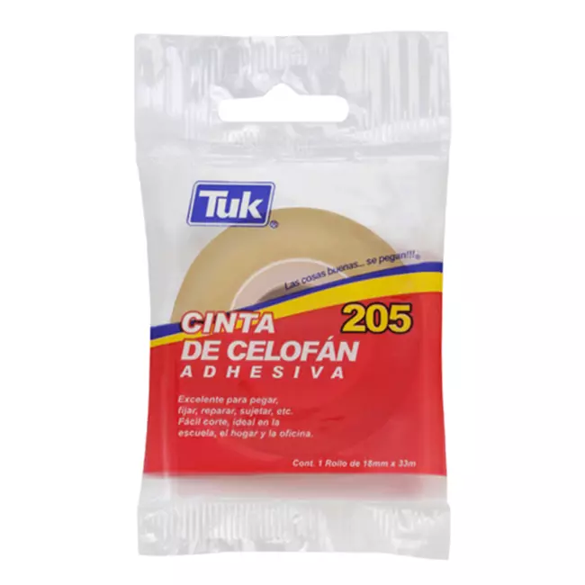 CINTA CELOFAN TRANSPARENTE 18X33 MM