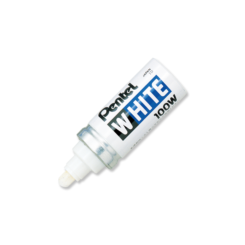 MARCADOR DE METALES PENTEL 100W BLANCO
