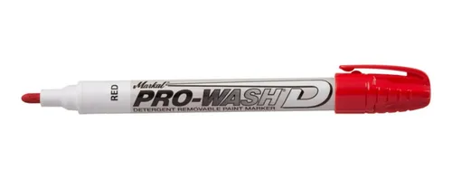 MARCADOR PRO-WASH D COLOR ROJO