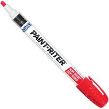 MARCADOR PARA METAL VALVULA ROJO