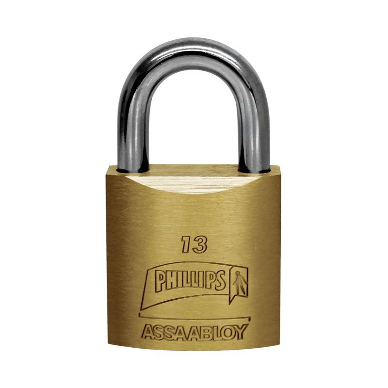 CANDADO LATONADO PHILLIPS # 13 CTO.