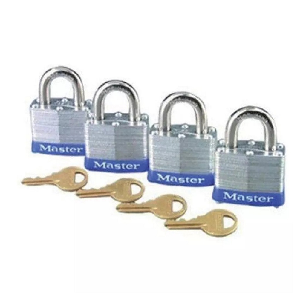 CANDADO LAMINADO LLAVES IGUALES CUERPO 1.9/16" ALTO 1.1/2"  DIAM 9/32"