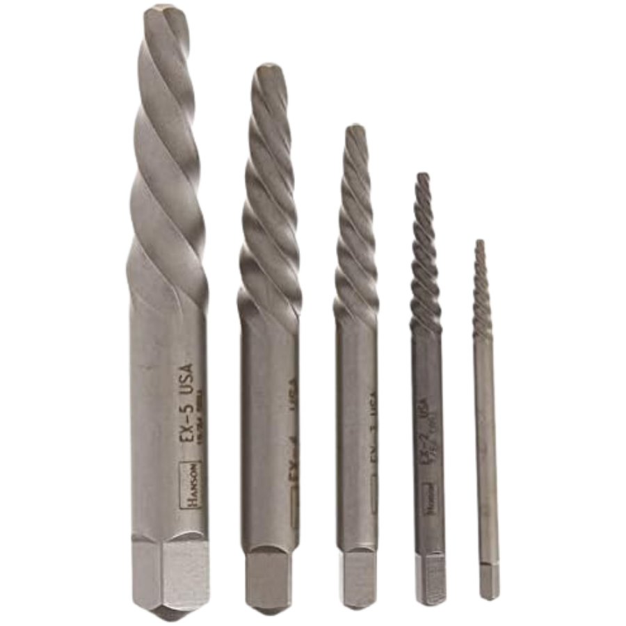 JUEGO DE EXTRACTORES PARA TORNILLO 5 PIEZAS