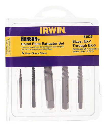 JUEGO DE EXTRACTORES PARA TORNILLO 5 PIEZAS