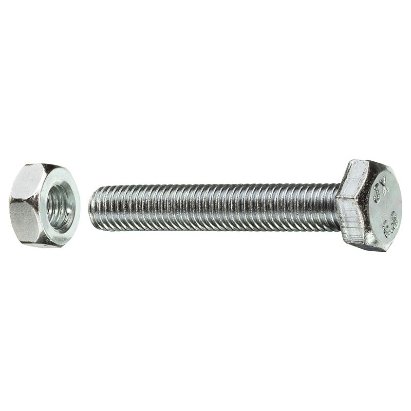TORNILLO HEXAGONAL G-8 STD 1/2 X A1-1/2 CON  TUERCA