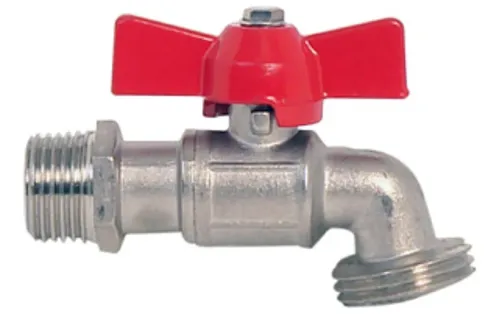 LLAVE PARA MANGUERA ESFREA 1/2 MANGO SATINADO