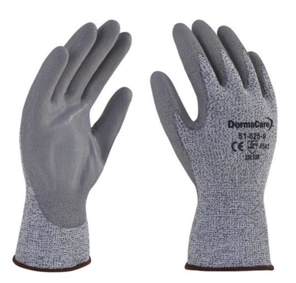 GUANTE TIPO HYFLEX DERMA CARE GRIS # 7