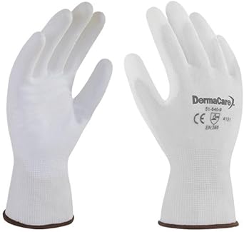 GUANTE NYLON C/POLIURETANO BLANCO #8