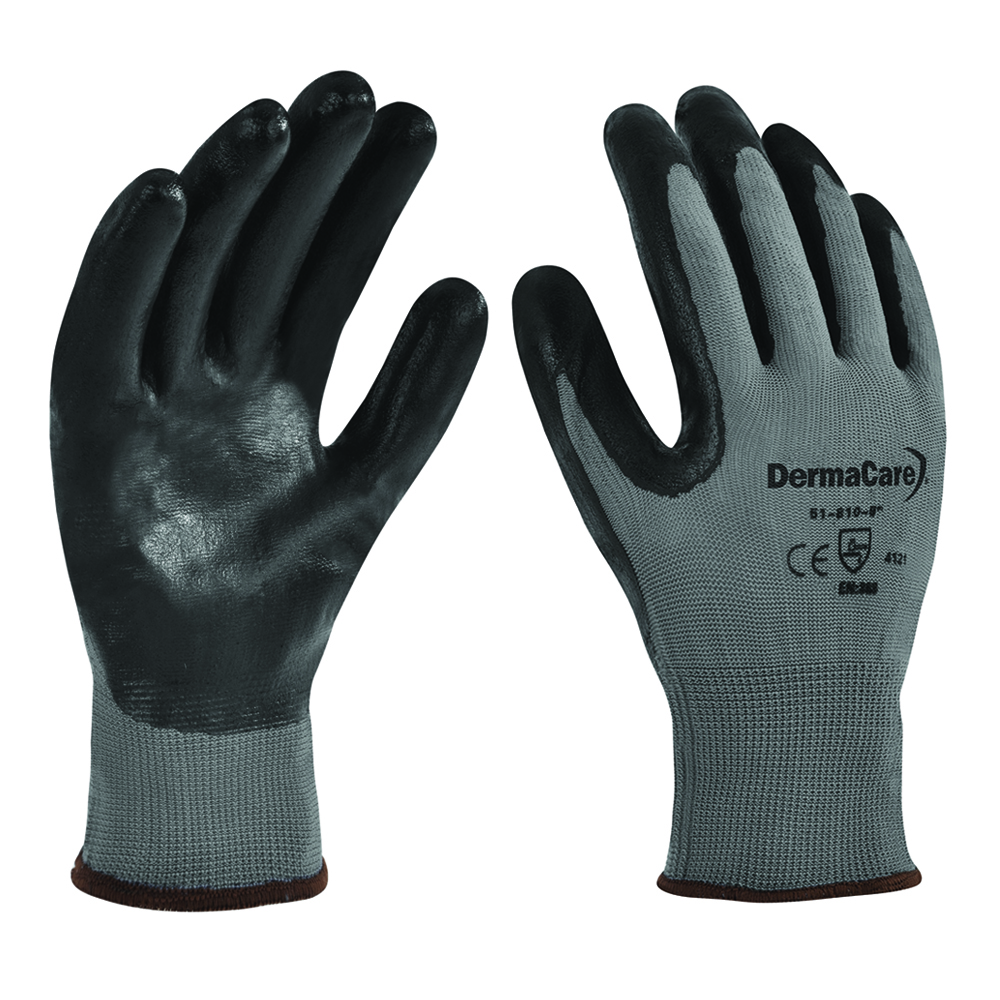 GUANTE DE NYLON CON RECUBRIMIENTO DE NITRILO ESPUMADO T-7