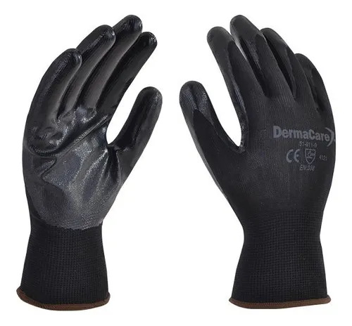 GUANTE NYLON CON NITRILO 9683B T-S