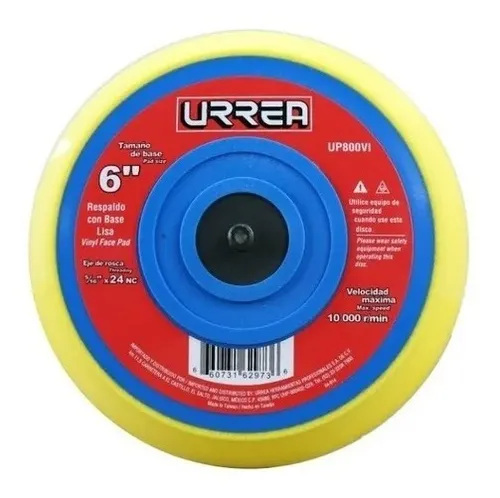 ACCESORIO PARA LIJADORA 6"