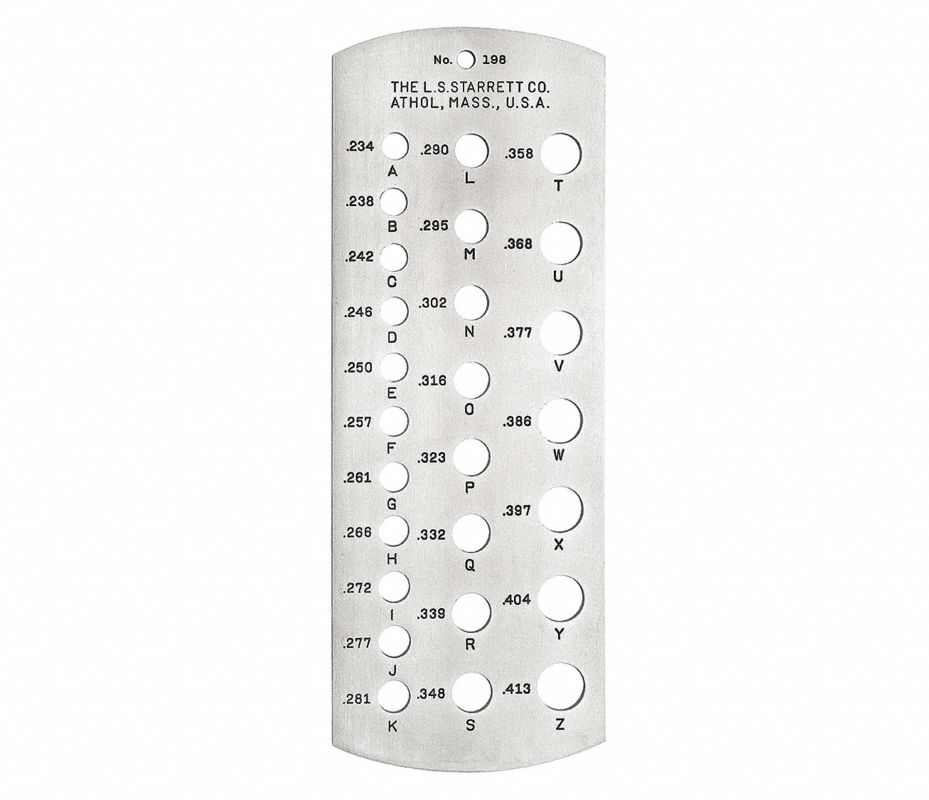 CALIBRADOR DE BROCAS 198