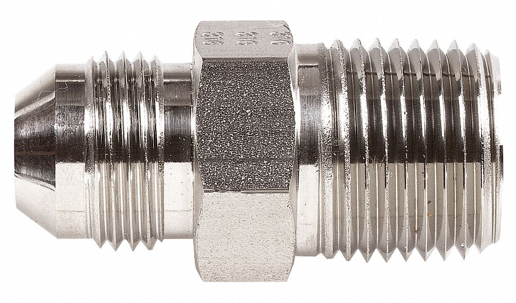 ADAPTADOR MACHO DE 1/4 FLER A 1/4 NPTF