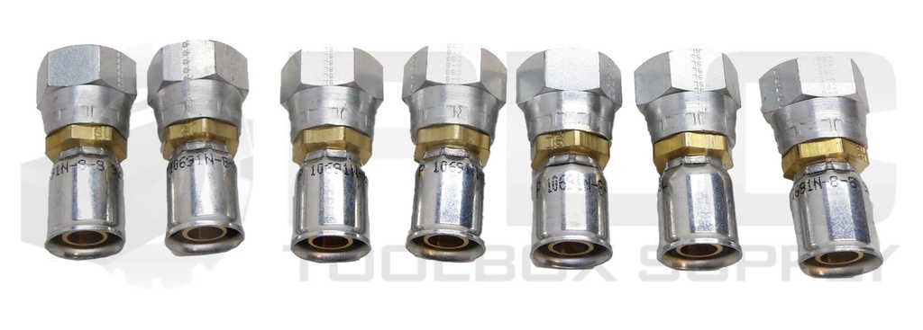 KIT MANGUERA METALICA 73236   919-8 X .50 CON CONEXION 10691N-8-8 Y  ADAPTADOR 8-8 FTX